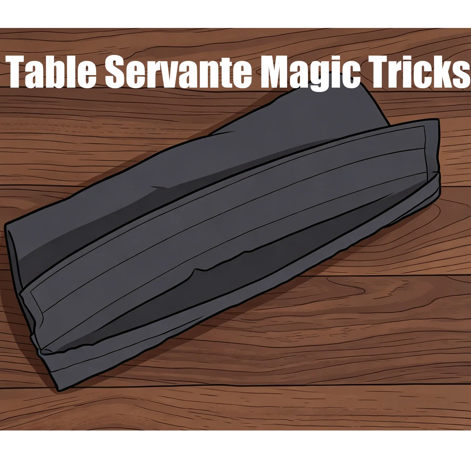 Table Servante Magic Tricks Professional Load Drop Magic Pocket Accessories For Close-up Stage Table Performance Magician's Prop