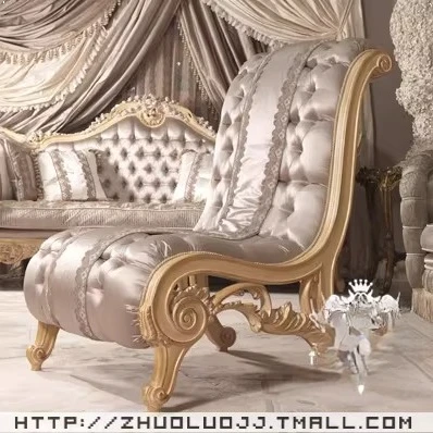 TT Court style, furniture, silk, fabric, European style, chaise longue, recliner jdr001