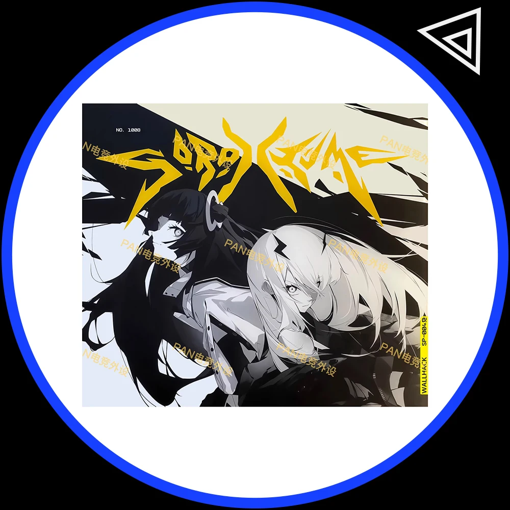 PAN Esports Twinpad Glass Mousepad Smooth and Speed FPS Mouse Pad FPS Duplicate Sp-004 Twinpad SORAYUME For TTK APEX CSGO PC