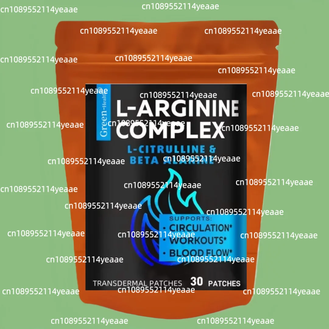 30 Patches L Arginine L Citrulline Complex Transdermal Patches Nitric Oxide for Men Booster