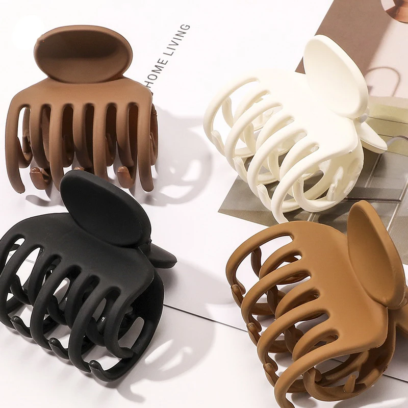 4cm Korean Fashion Black Ponytail Fixed Artifact Hair Claw Jewelry Hair Accessories for Women Girl Hair Styling Tool Braids