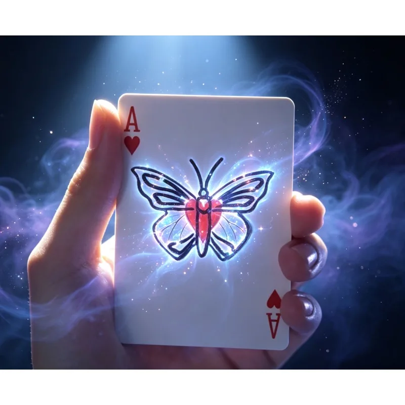 Poker Card Magie The Butterfly Effect By Hyde Ren Gimmick Magic Tricks Magic Butterfly Appear From The Cards Street Magia Funny