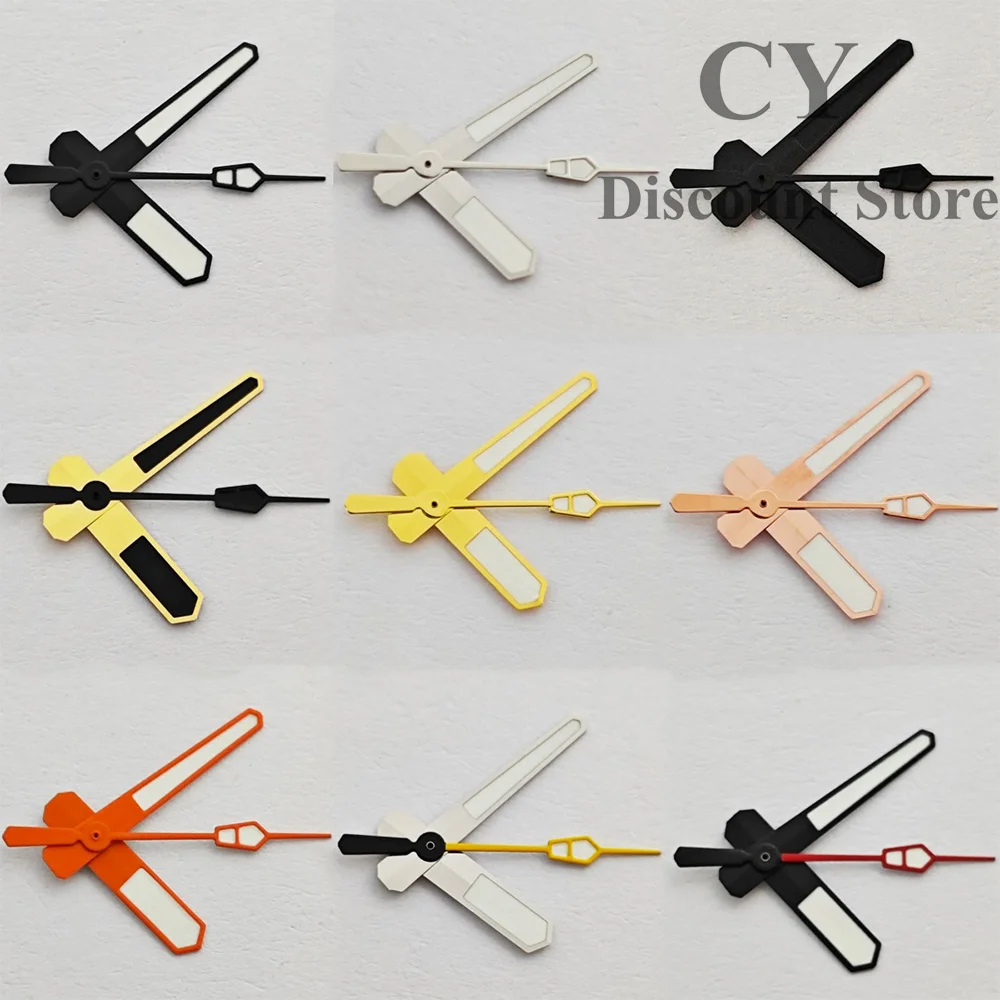 RICHUS NH35 Watch Hands Silver Black Gold Rose Gold Watch Hands Green Luminous Fit NH35 NH36 Movement