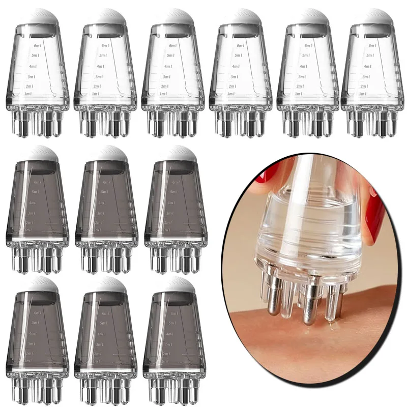 20/30/50PCS 6ml Mini Portable Hair Growth Massage Roller Ball Brush Scalp Applicator Liquid Comb Serum Oil Medicine Nourish Tool
