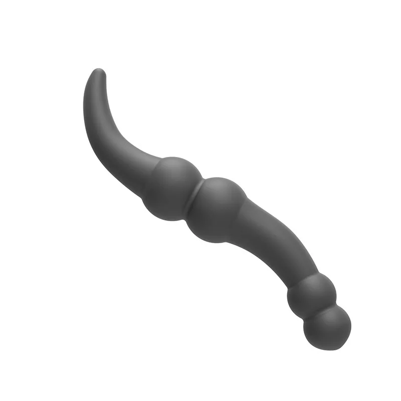 Double-Ended Threaded Dildo Anal Plug Masturbator for Men and WomenAnal Sex Toy and Dilator