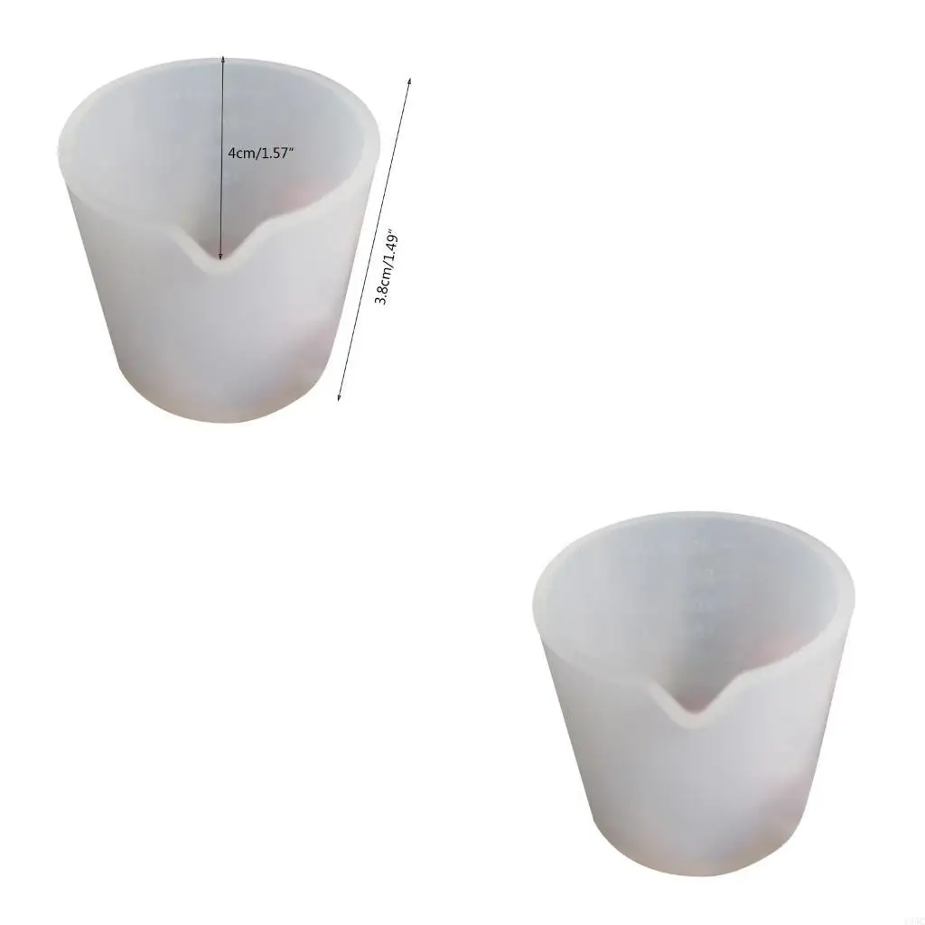 195C 30ml Reusable Silicone Cup Mixing Cup Resin Cup Non-StickSilicone Measuring Cup