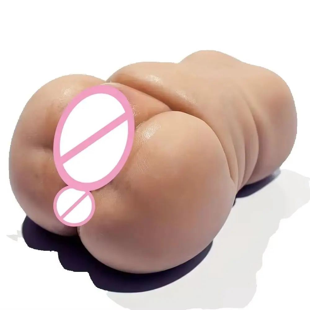 Men's Soft Aircraft Cup Masturbator Realistic Vagina Pocket Pussy Oral Anal Vaginal Masturbation Male Sex Toy for Blowjob
