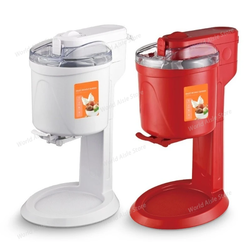 Household Electric Ice Cream Machine Automatic Ice-cream Cone Smoothie DIY Frozen Fruit Slush Icecream Sundae Making Machine EU