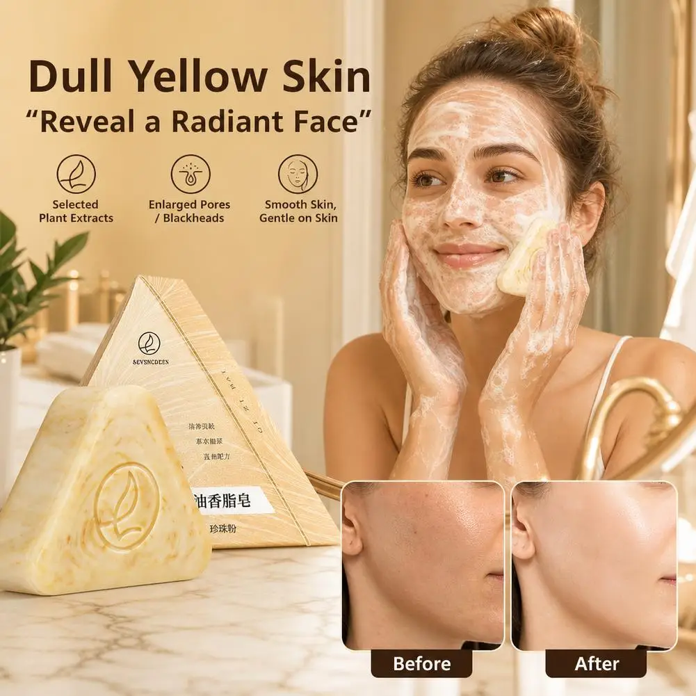 Herbal Soap Handmade Face Body Moisturizing Cleaning Soap Gentle Natural Plant Extract Skin Care Soap 