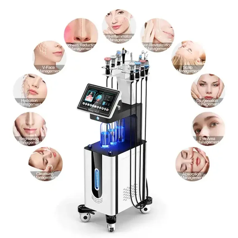 2026 Multifunctional Facial Skin Care Equipment Oxygen Peel Deep Cleansing Acne Repair Skin Tightening Beauty Therapy Machine
