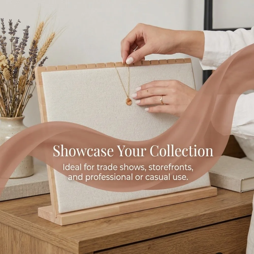 Elegant Detachable Jewelry Stand Hanging Type Multi-purpose Display Rack Professional Stable Necklace Stand Home Organize