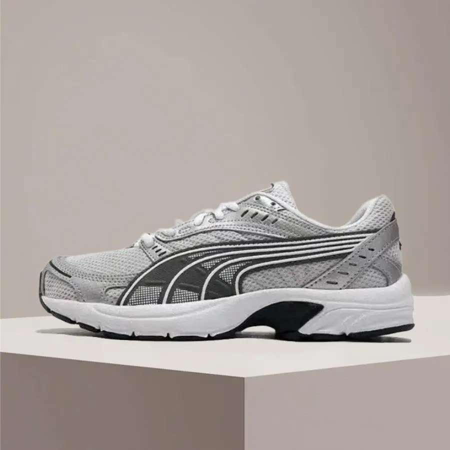 PUMA Axis Unisex Gray Low-Top Outdoor Running Shoes  Stylish, Lightweight, Slip-Resistant & Durable Sole 368465-24