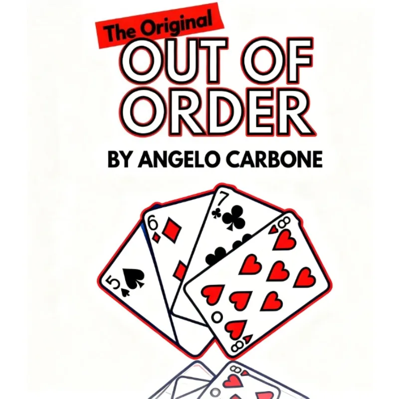 Out of Order By Angelo Riveted - Impossible Card Swap Magic Trick, Baffling Close Up Illusion Beginner Magician