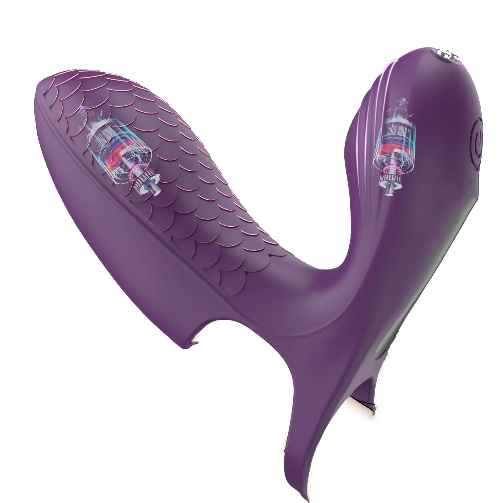 Women's Finger Fish Scale Sleeve Massager And Vibrator Clitoral G-Spot Stimulation Adult Sex Toy