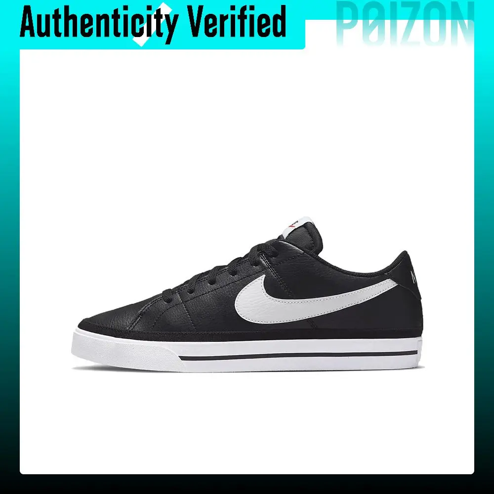 Nike Court Legacy Skate Shoes Men's Low-top Black/White DH3162-001