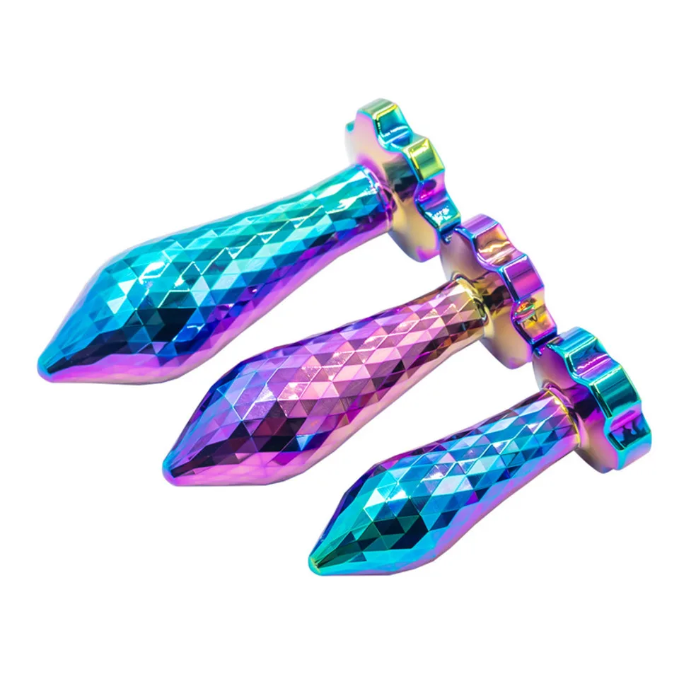 Erotic Metal Hex Anal Plug Male Prostate Massager Female Clitoral Stimulator Butt Plug Dilator Adult Sex Toy