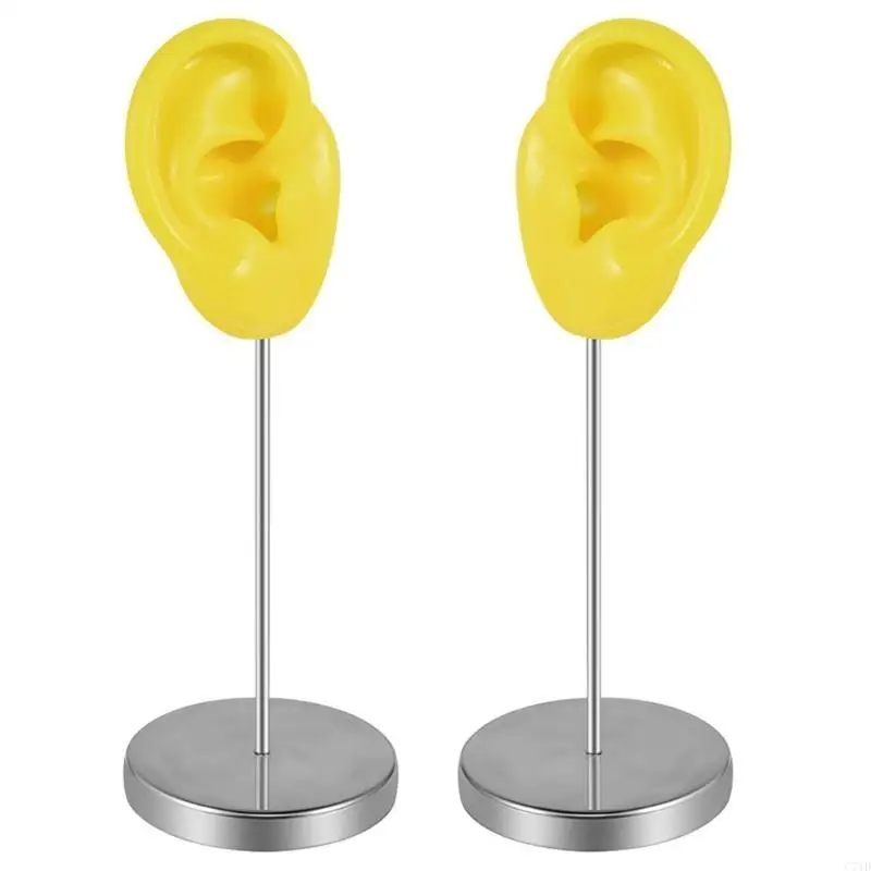 Flexible Left Right Ear Simulation for Earring Jewelry Display Stand