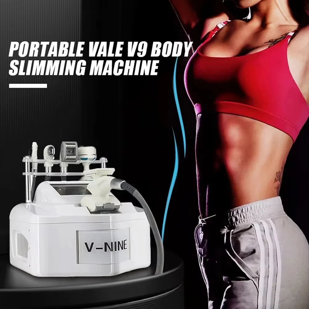 Portable v9 vacuum roller slimming Roller System Fat Removal weight loss slimming Cavitation vela body shape machine