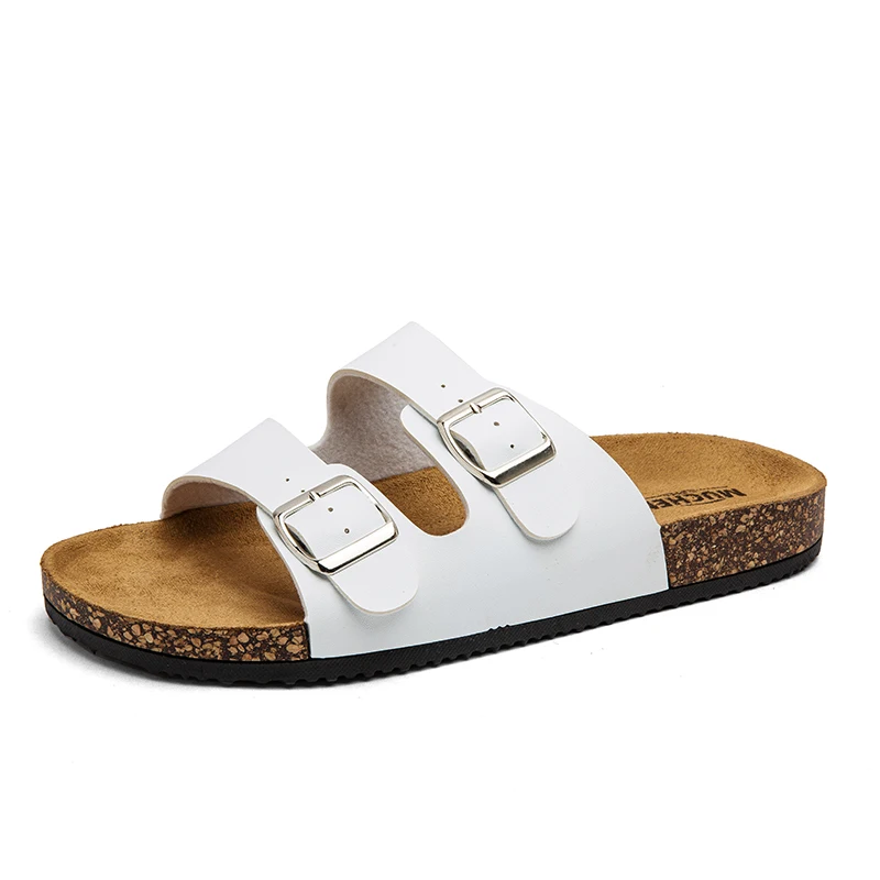 Cork word drag men and women lovers thick-soled non-slip leisure slippers Cork slippers sandals.