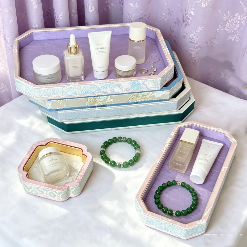 Jewelry Display Tray for Bracelet & Beads, Appraisal Plate for Hand String, Storage Organizer & Counter Prop