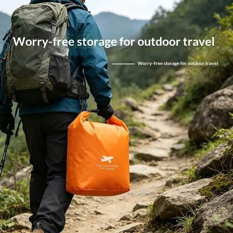 Waterproof Travel Toiletry Bag Large Capacity Handheld Shower Organizer Multi Functional Outdoor Rafting Storage Pouch