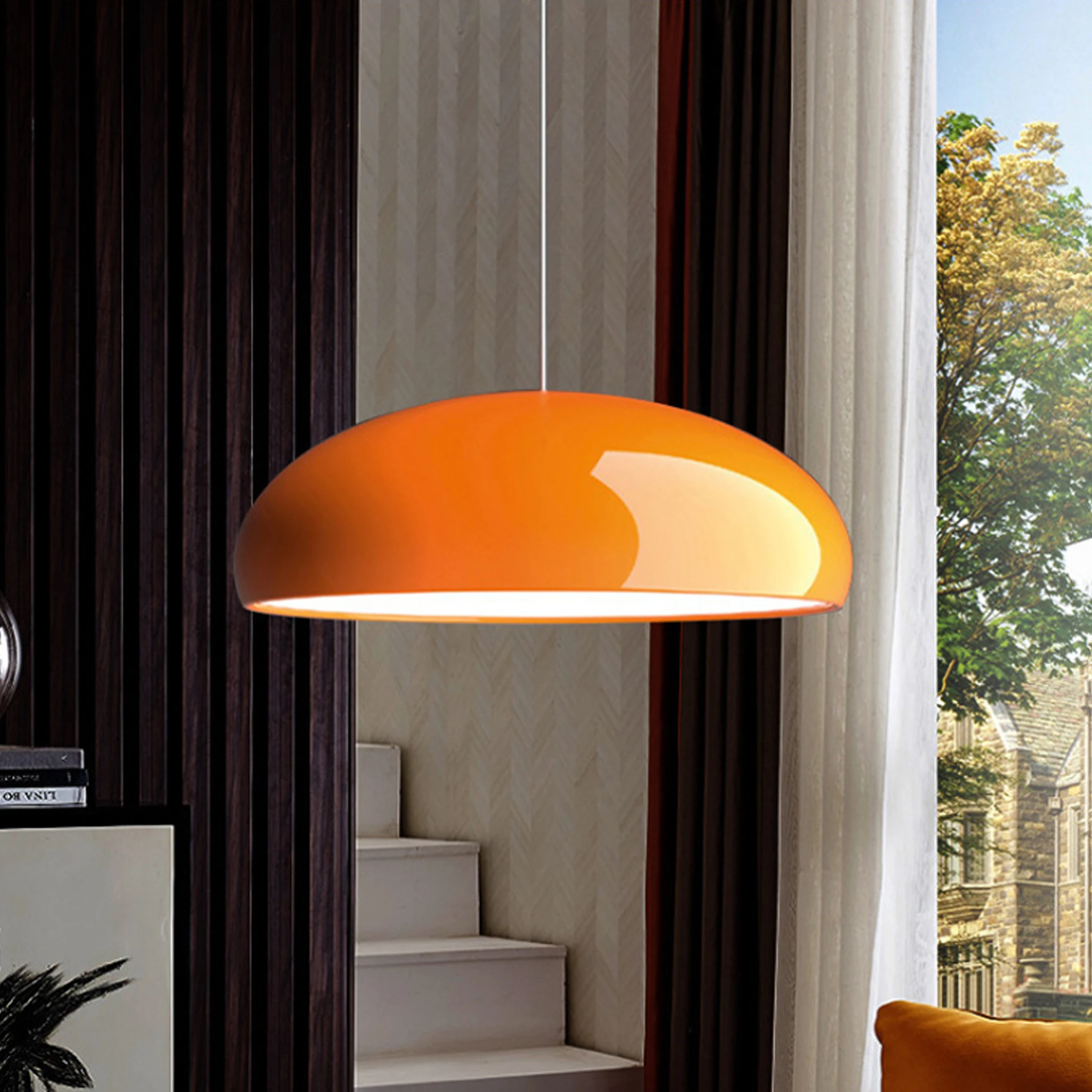 Modern LED Pendant Light Aluminum Hanging Ceiling Lamp Kitchen Dining Living Room Cafe Chandelier Indoor Lighting Art Decor