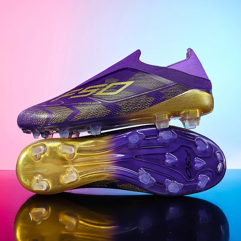 New Men Football Boots High-quality Sneakers Match Indoor Grass Cleats Mid-top Light Hot-selling Soccer Shoes Non-Slip Outdoor
