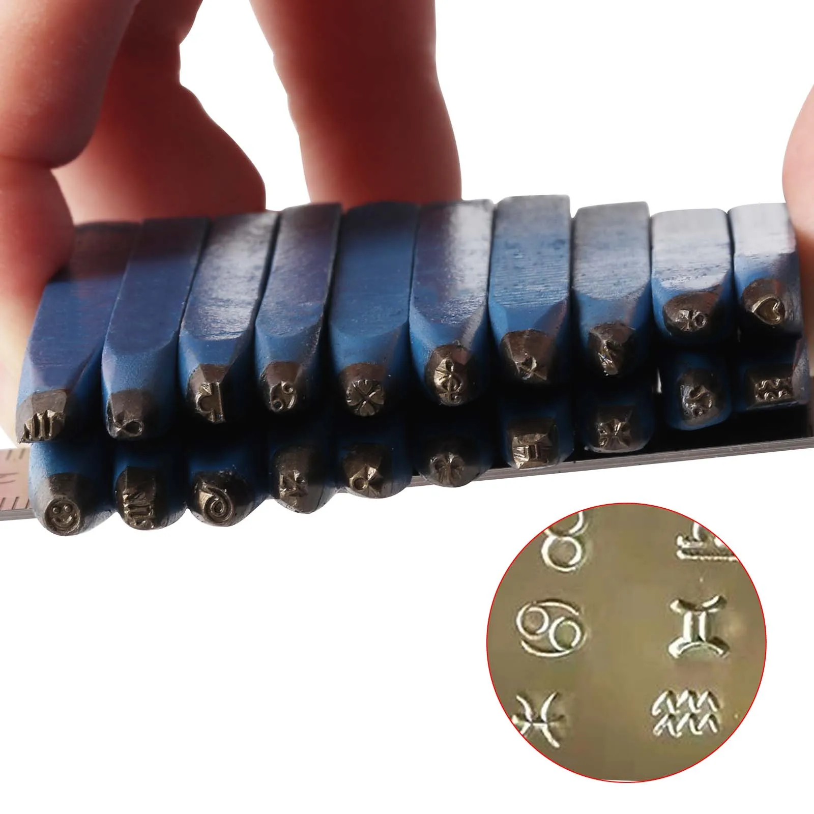 Premium Alloy Steel Constellation Stamp Set  Professional Metal Stamping Tool for Jewelry Crafting & Intricate Pattern Engravin