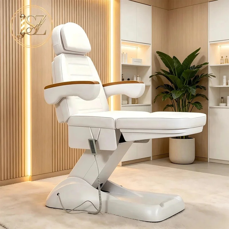 3-Motor Multifunctional Electric Lifting Esthetician Bed Professional Electric Beauty Salon Stretcher Facial Massage Tattoo
