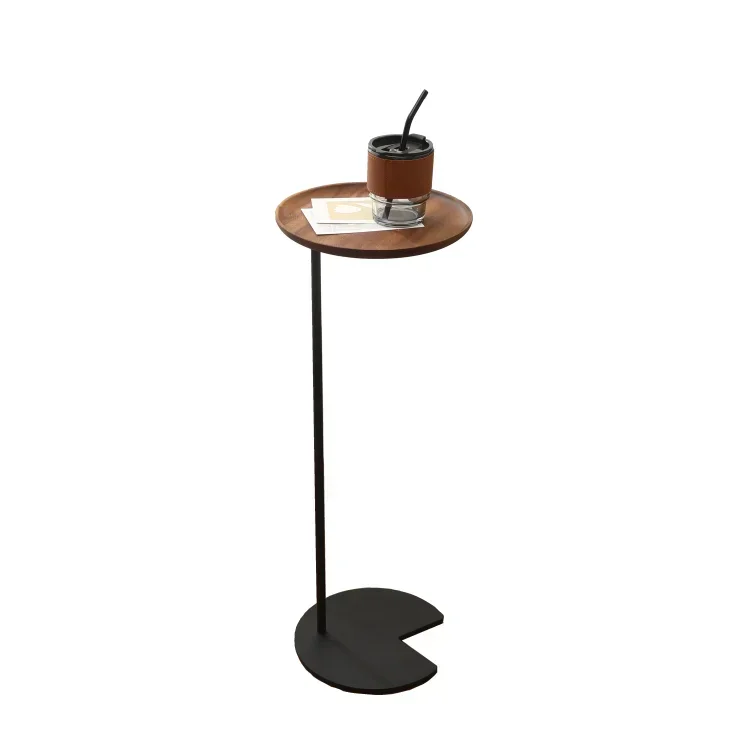 Sofa Side Tables Living Room Home Tea Table Shelf Bedside Bedside Balcony Small Coffee Table Iron Art Mesas Solid Wood Furniture