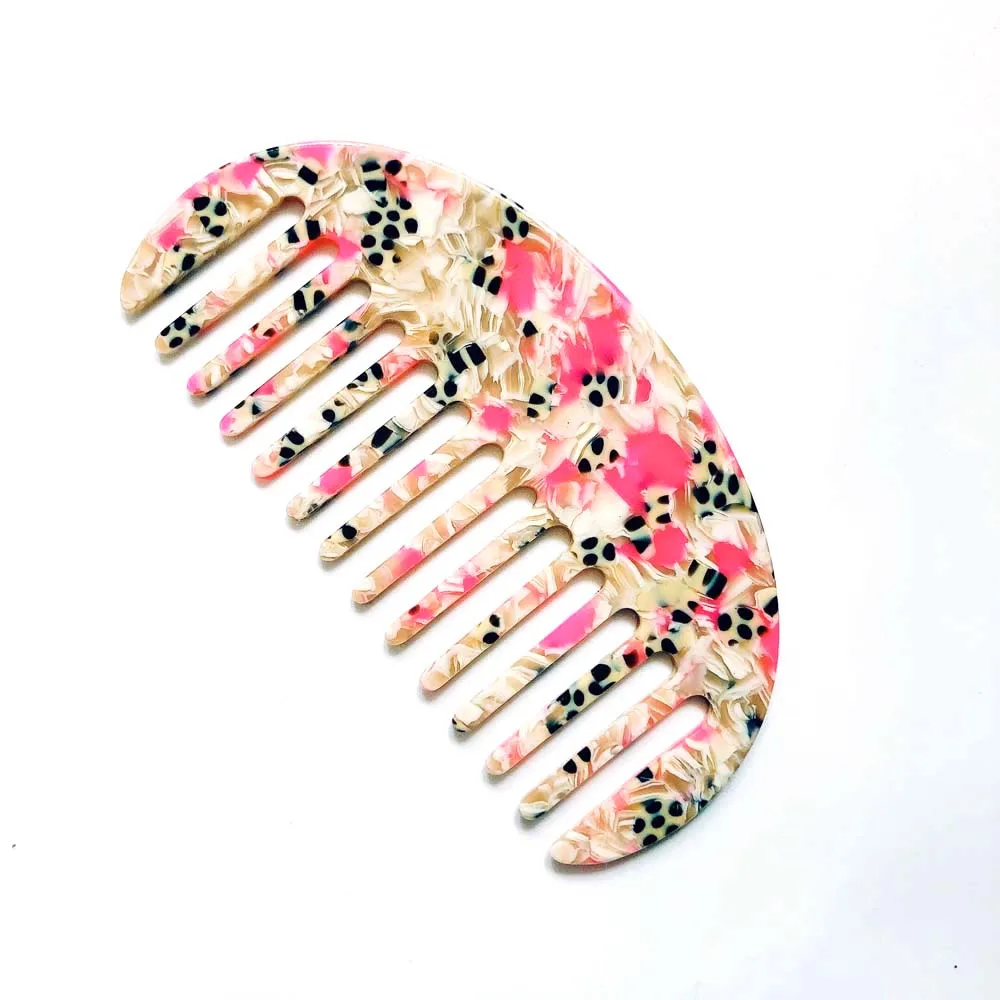 Salon tool Korean Design Anti-static Tortoise Shell Hairdressing Comb Hair Cutting Brush Hair Styling Tool Acetate Hair Combs