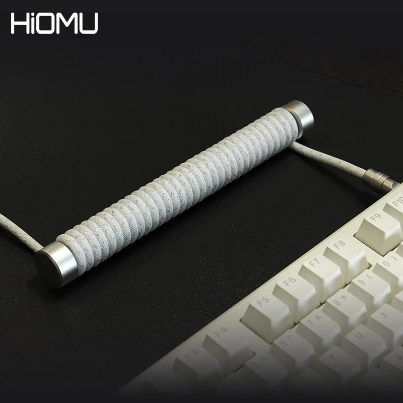 CO6 Magnetic Switch Keyboard Data Cable Custom Spiral Type-C Keyboard Aviation Cable 8K Game Mechanical Keyboard Accessories