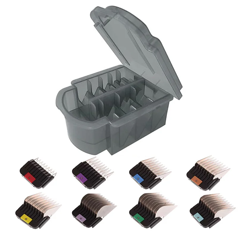 8 Piece Stainless Steel Animal Attachment Comb Set