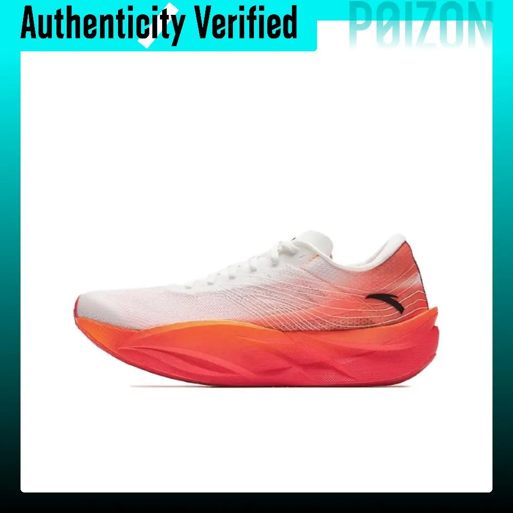 Anta C202 6.0 Textile, Synthetic Leather Breathable Low top Carbon Plate, Nitrogen Technology Marathon Training Race 112445570-3