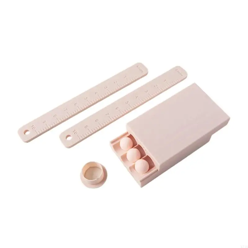  Versatile Clay Sphere Forming Tool Set Sturdy and Light Crafting Tool for Crafting Polymer Clay Projects On the Go