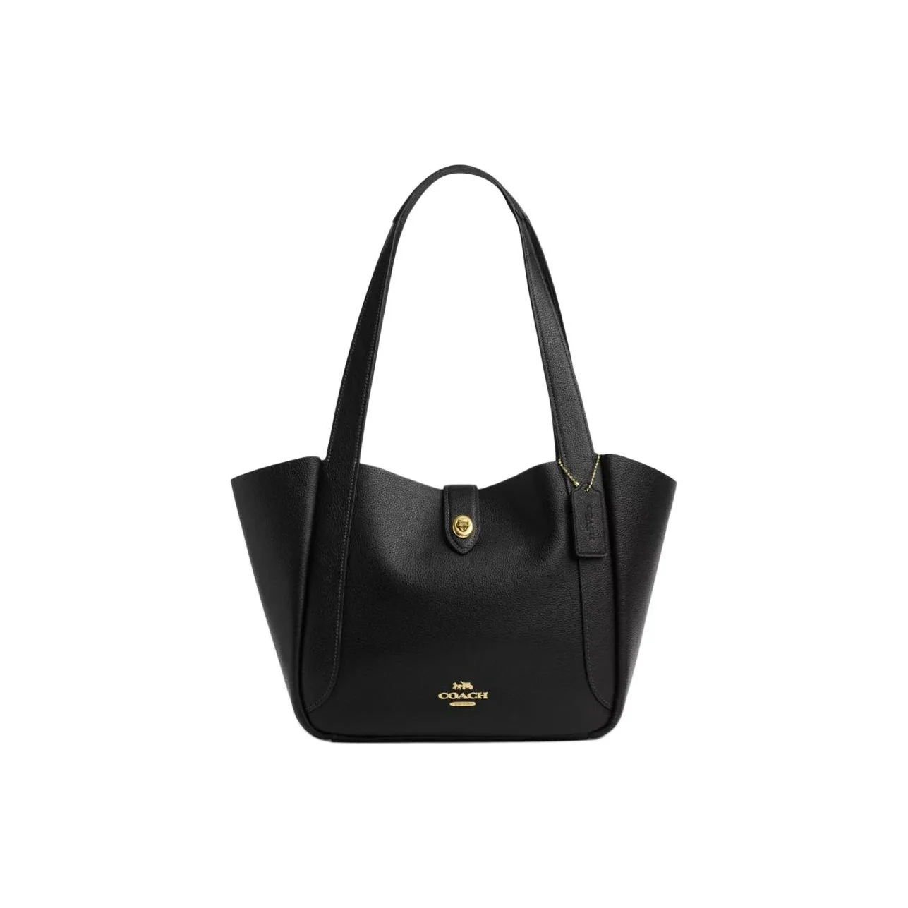 COACH Hadley Double Sided Leather Tote Bag, Shopping Bag, Handbag, Shoulder Bag Large Women's Black CAL17-IMBLK