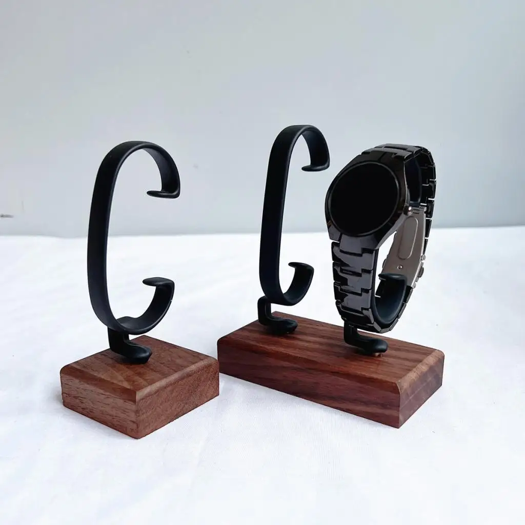 C Shape Watch Display Stand Storage Rack Practical Trendy Jewelry Bracelet Display Rack for Counter Home Retail Sales Store Shop