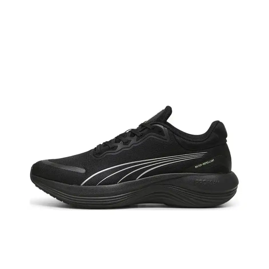 PUMA SCEND PRO Comfortable, Slip-Resistant, Durable Low-Top Running Shoes, Unisex, Black 310399-01