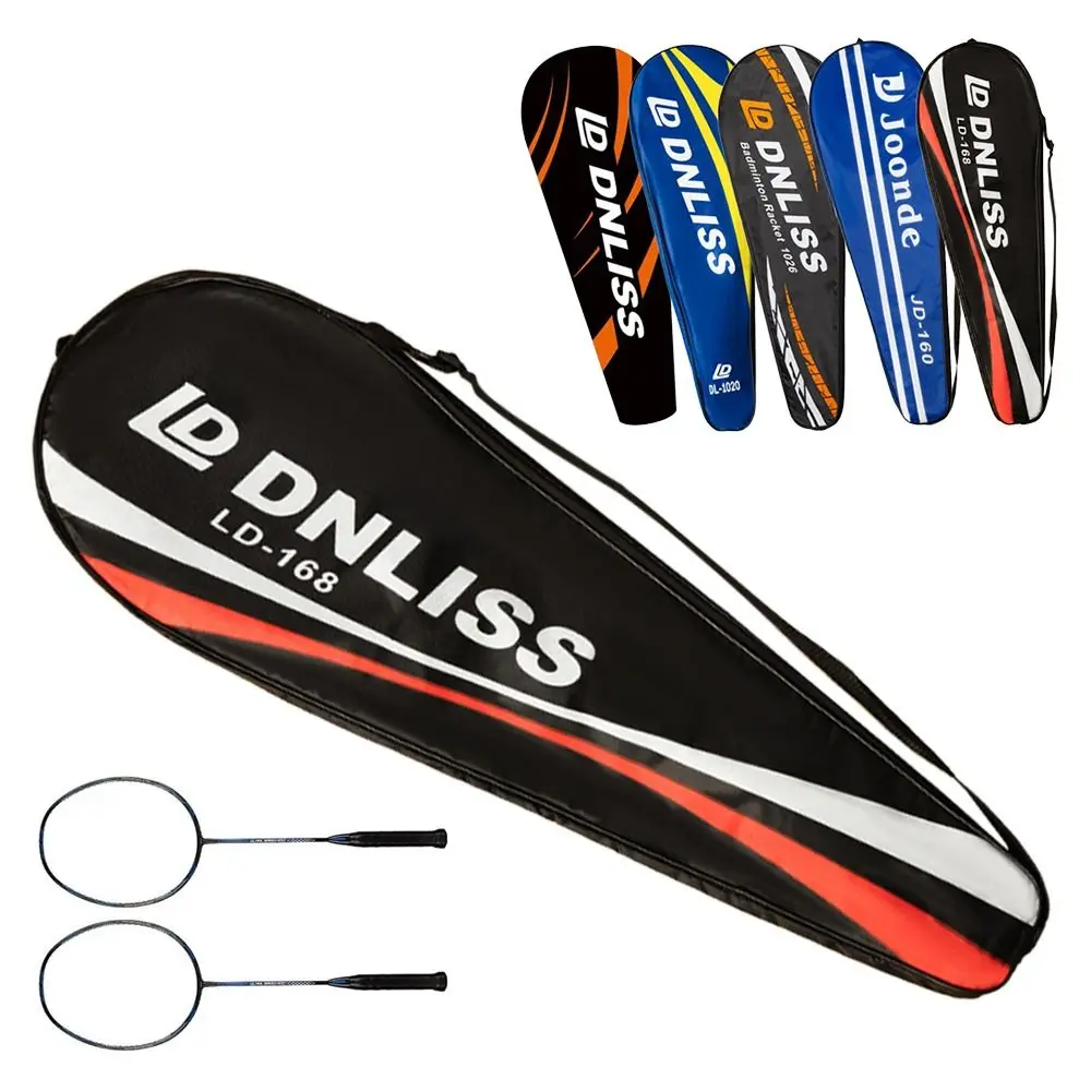 Portable Oxford Badminton Racket Bag Thick Badminton Racket Cover Tennis Storage Racket Protective Cover Protective Pouch