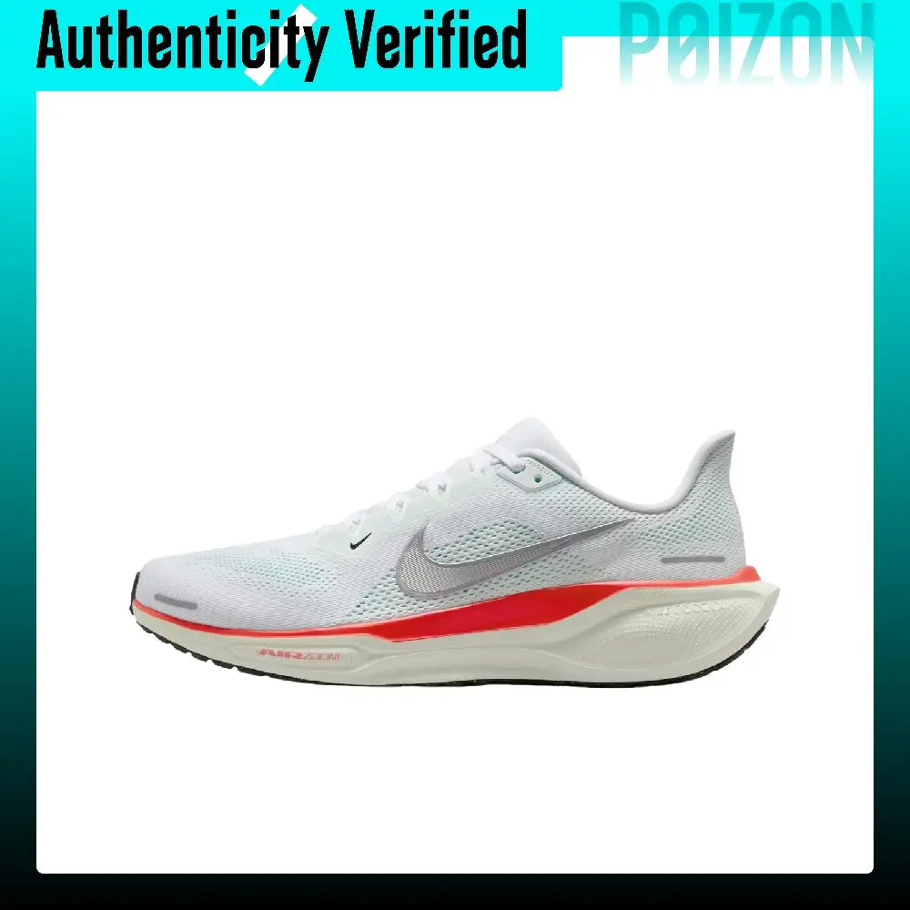 Nike Pegasus 41 Breathable Low top ReactX Casual Long Distance Running Sprint Running Shoes Men's White FD2722-115