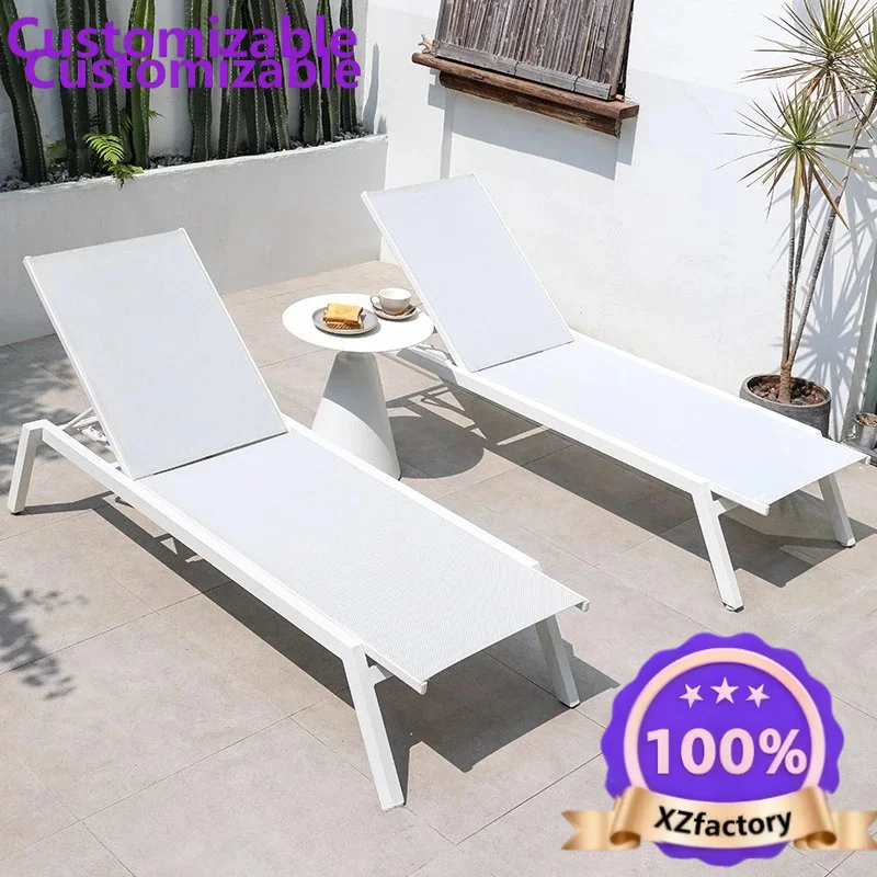 Factory Direct 2026 Top LXC Letto reclinabile per esterni Poltrona da spiaggia reclinabile per piscina per hotel Poltrona da spi
