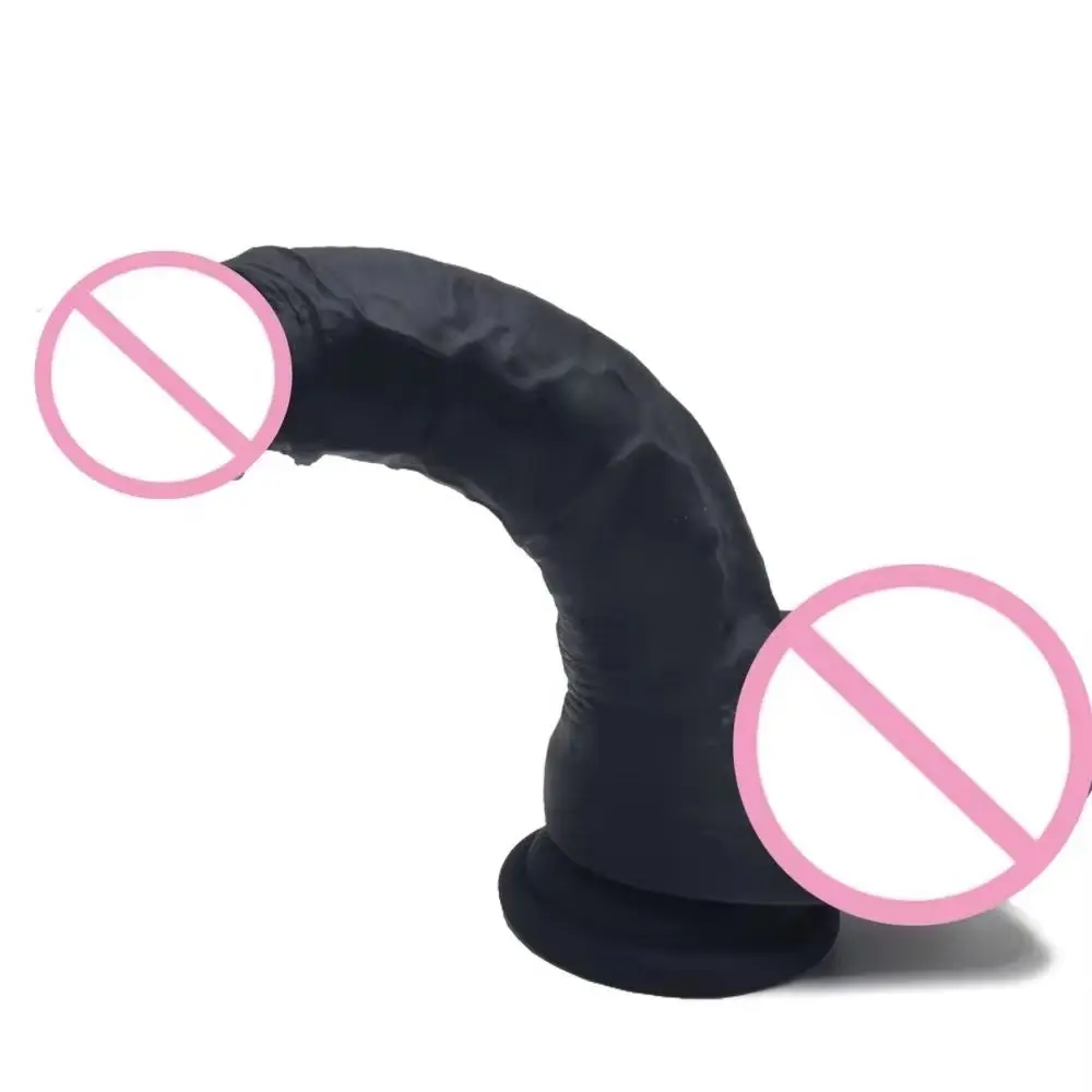 Realistic Thick Silicone Dildo for Women with Strong Suction Cup Hands-Free G-Spot Giant Anal Sex Toy for Women