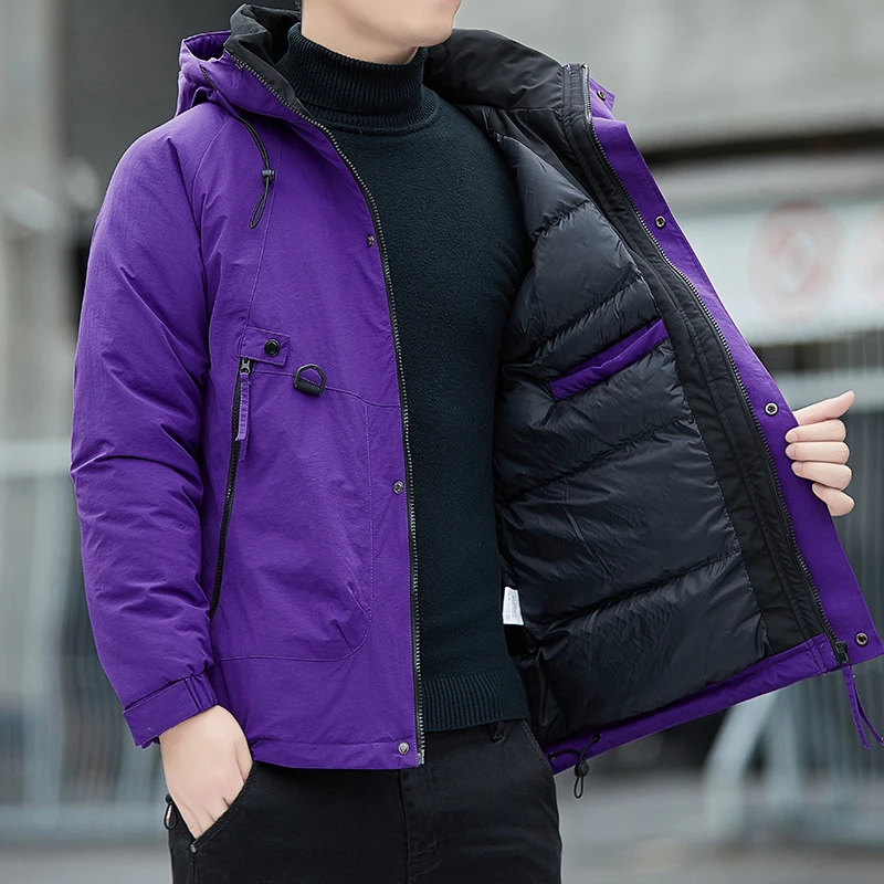 2026 Thicken Winter Cold Proof Warm Hooded Cotton Padded Jacket Windproof Outdoor Sports Couple Down Coat Unisex Wear Top Parkas
