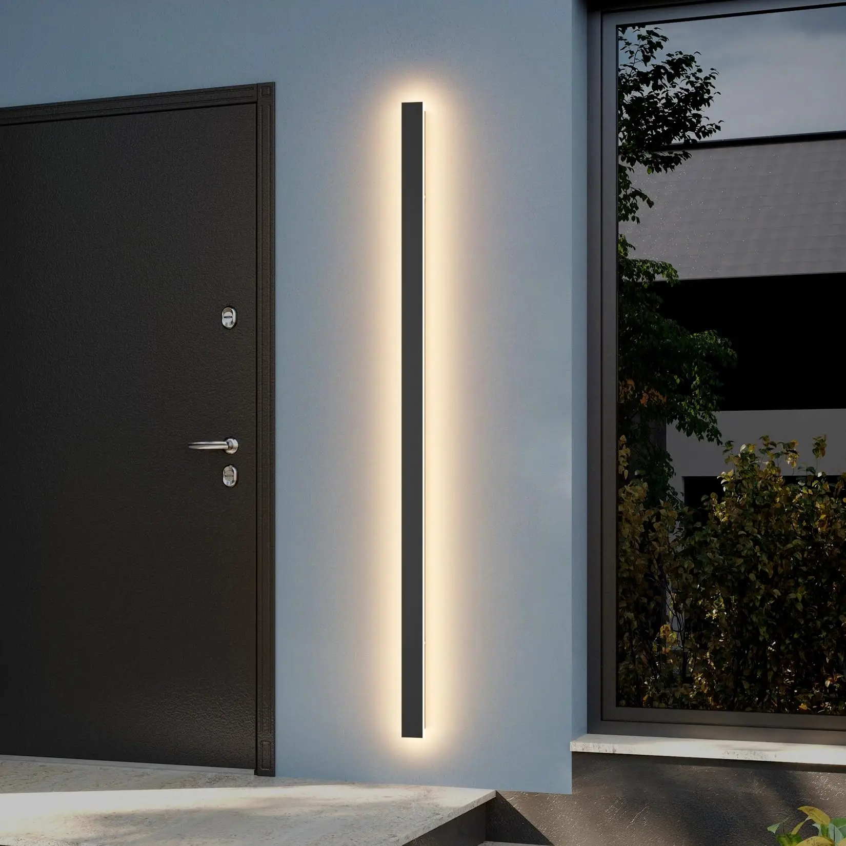 Waterproof IP65 Wall Sconces Garden Porch Garage LED Art Wall Lamp Simple Atmosphere Indoors and Outdoors Home Decor Wall Lights