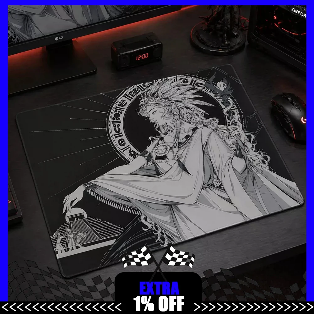 PAN Esports Maya Glass Gaming Mousepad FPS Both Control And Smooth Mouse Pad For VALORANT TTK APEX CSGO PC Accessories For Gifts