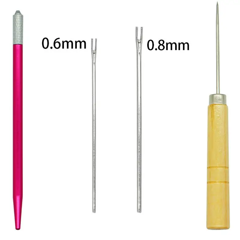 5pcs Hair Transplant Tools 0 6mm 0 8mm Safe Reusable Rerooting Tool For Doll Hair Crafting Supplies DIY Accessories