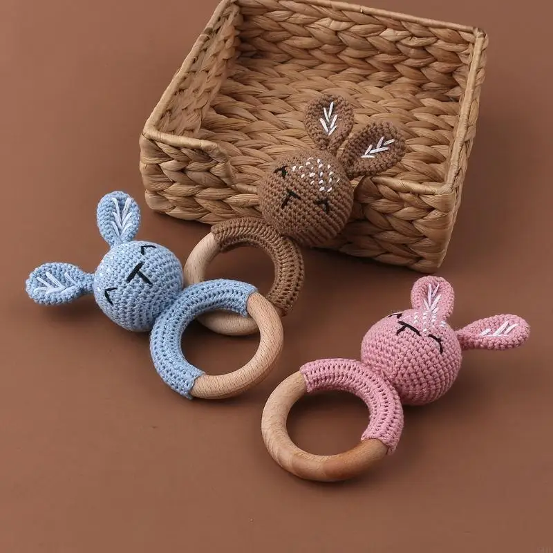 581F Handmade BPA Chewing Teething Nursing Soother Molar Newborn Teether