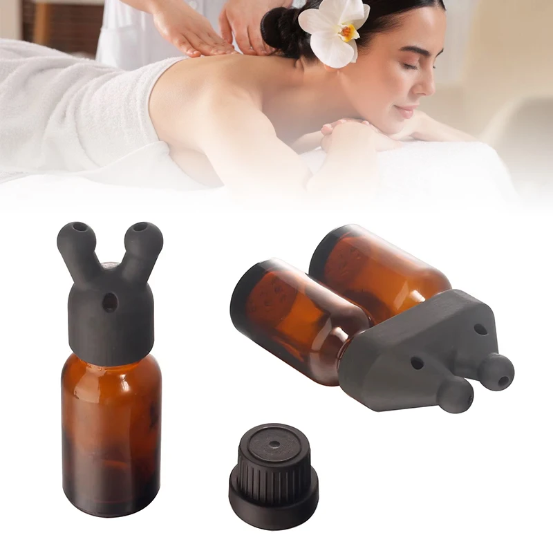Leakproof Aroma Essential Oil Inhaler Cap Mini Essential Oil And Perfume Inhalers Dispenser Bottle Essential Oil Inhaler