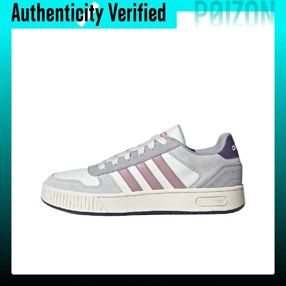 Adidas Low top Skateboard Shoes Unisex White Gray KI5876