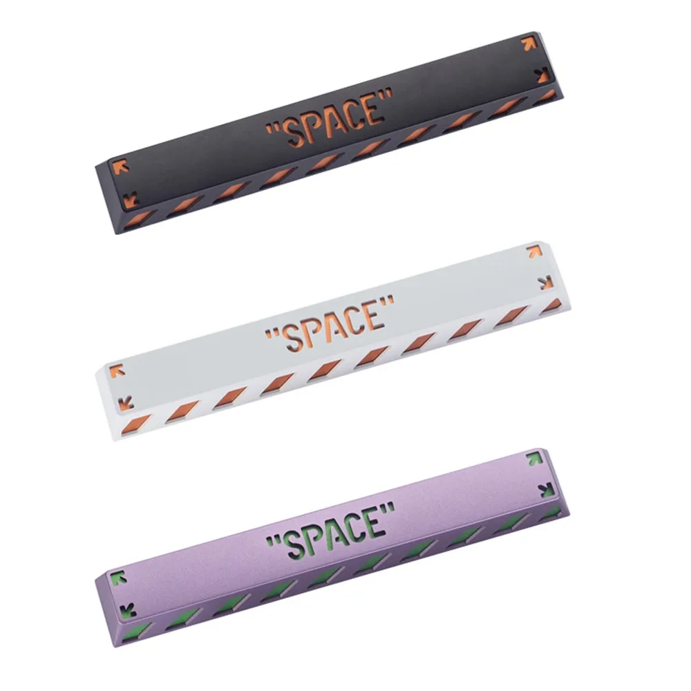 6.25U Spacebar Keycaps Hollow SPACE Design Keyaps For Cherry Mx Switch Mechanical Gaming Keyboard Metal Space Bar
